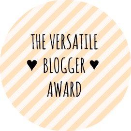 versatile blogger award pic